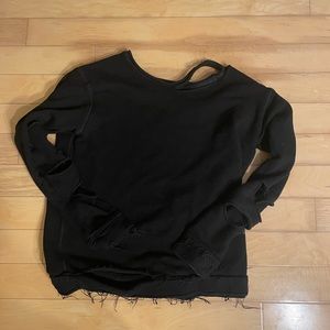 Alala Distressed Terry Sweatshirt